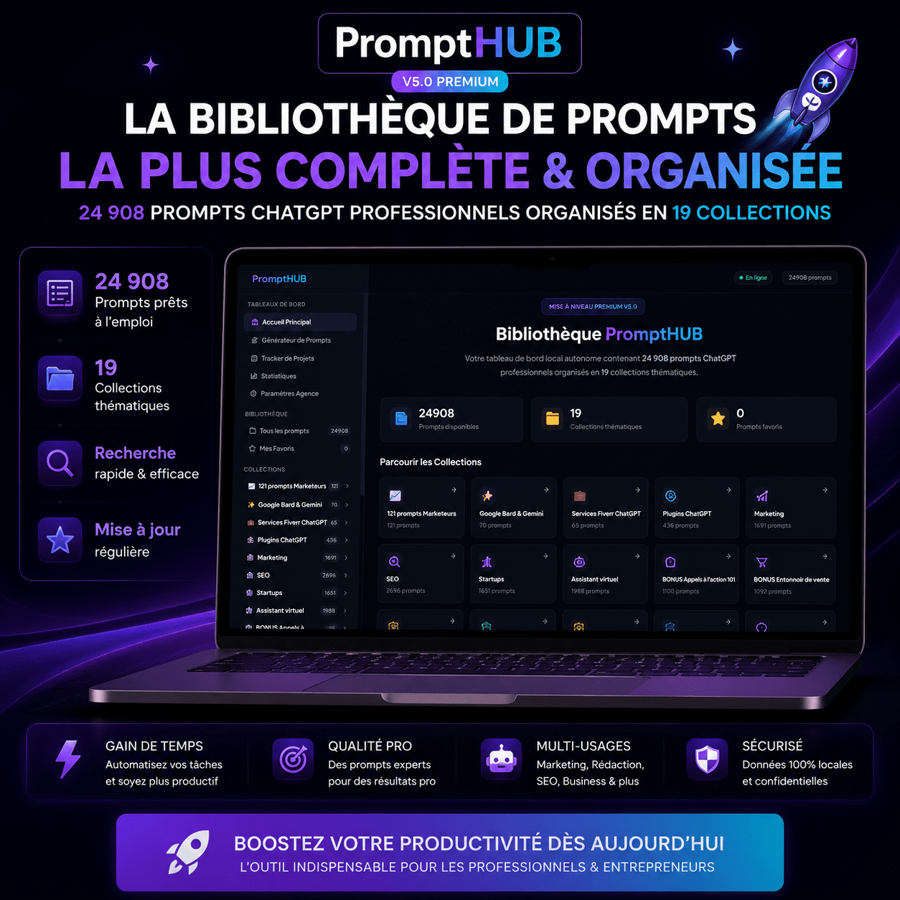 Prompts ChatGPT pour écrire une fiche produit qui vend (exemples à copier)
