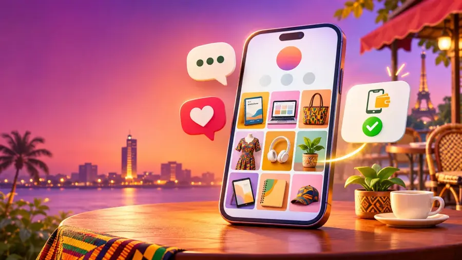 Comment vendre sur Instagram en 2026 (sans site, avec Mobile Money ou carte)