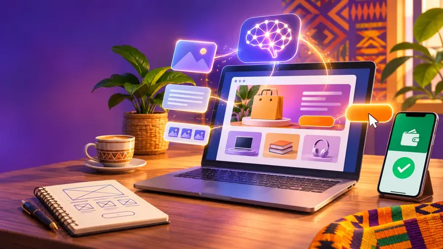 Créer un site internet avec l’IA gratuitement : la méthode complète (Lovable, Bolt, Mobile Money)