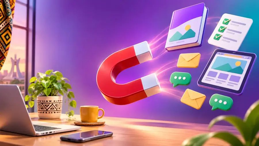 Lead magnet : c’est quoi ? Définition, 12 exemples et comment en créer un avec Canva et ChatGPT (2026)